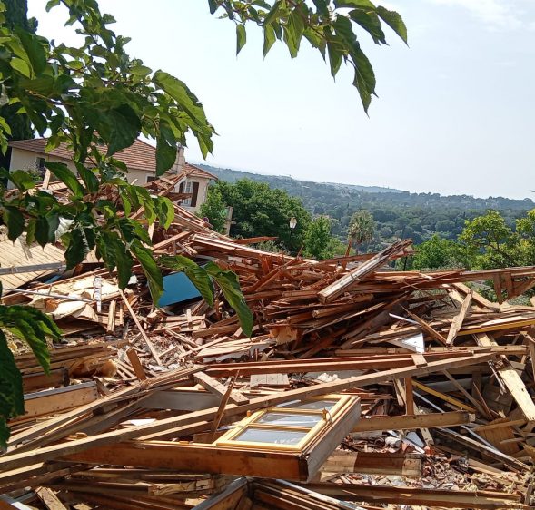 Démolition des préfabriqués de l’école Paul Langevin