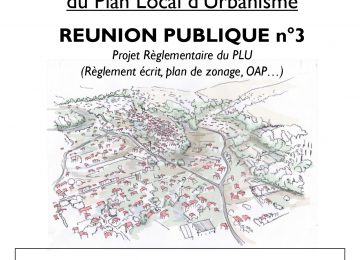 Réunion Publique n°3 sur la Révision du PLU