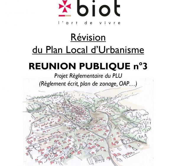 Réunion Publique n°3 sur la Révision du PLU