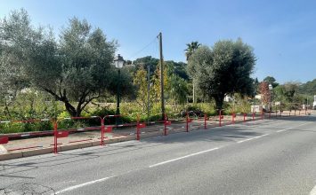 Route d’Antibes: finalisation des travaux d’aménagement des berges