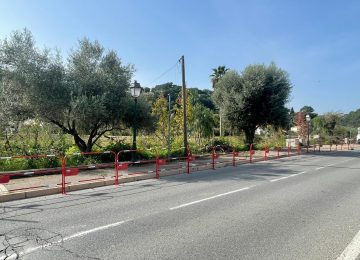 Route d’Antibes: finalisation des travaux d’aménagement des berges