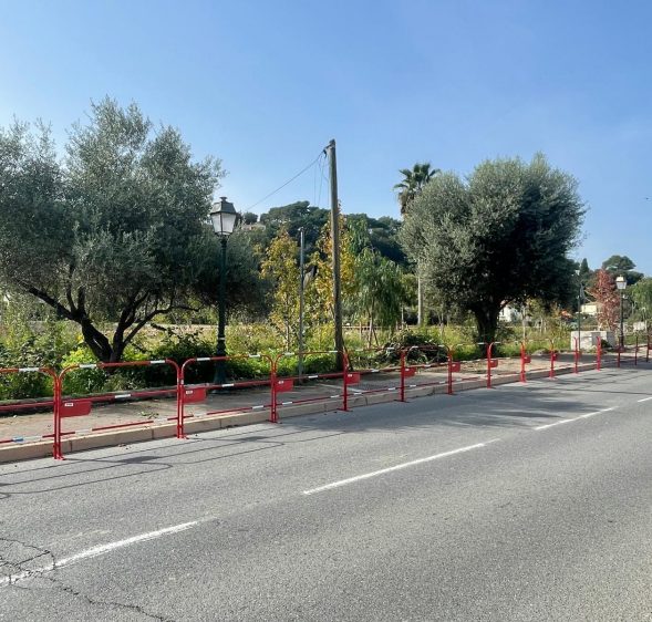 Route d’Antibes: finalisation des travaux d’aménagement des berges