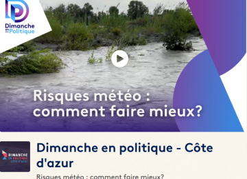 Les communes face aux risques météos – Emission TV