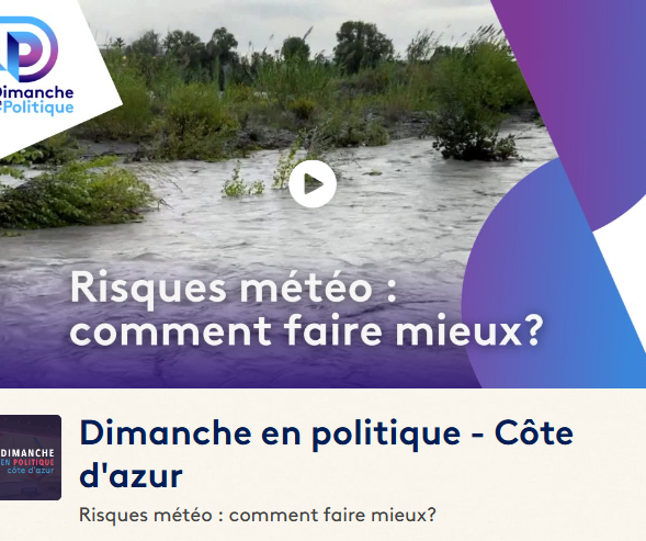 Les communes face aux risques météos – Emission TV