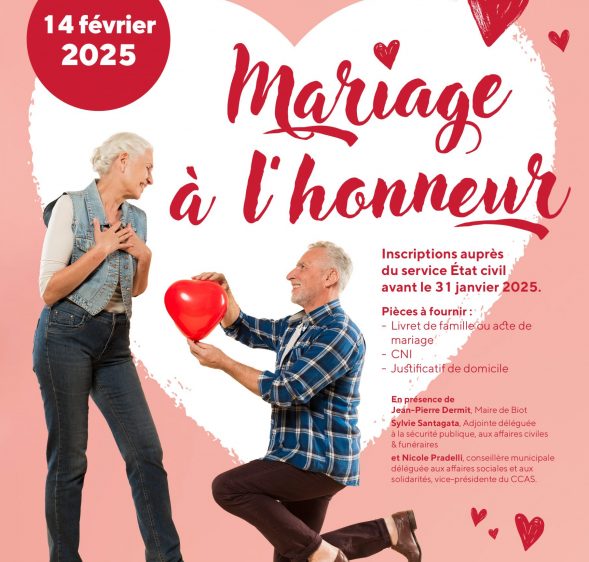 Mariage à l’honneur !