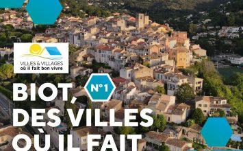 Biot se maintient n°1 des Villes où il fait bon vivre de – 10 000 habitants