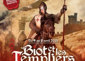 Biot et les Templiers : RDV les 4, 5 et 6 avril 2025 !