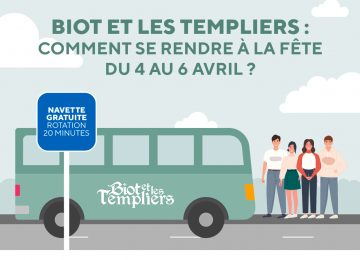 Biot et les Templiers: comment se rendre à la fête du 4 au 6 avril ?